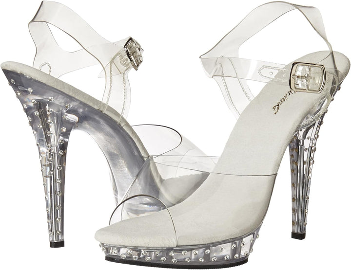 Fabulicious Mädchen LIP-108SDT Sandalen, Transparent (CLR/CLR)