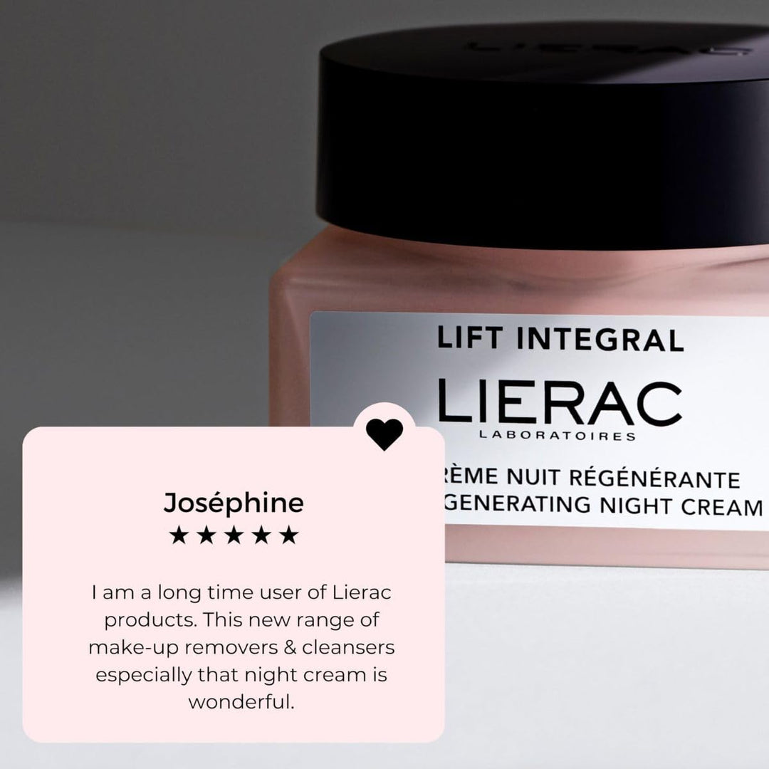 LIERAC Lift Integral La Crème Nuit Régénérante Refill, 50 ml Rose 1 Unità (Confezione da 1), Rose 1