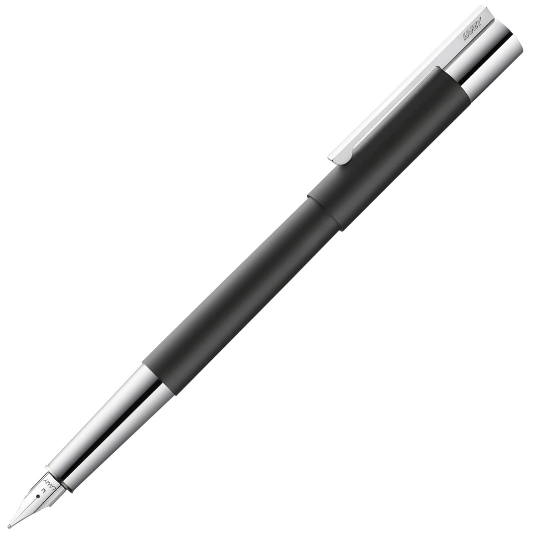 LAMY scala Füllhalter 080 - Füller aus Edelstahl gefertigt In mattschwarz lackiertem Finish mit hoch