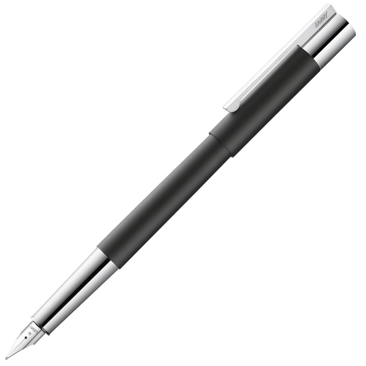 LAMY scala Füllhalter 080 - Füller aus Edelstahl gefertigt In mattschwarz lackiertem Finish mit hoch