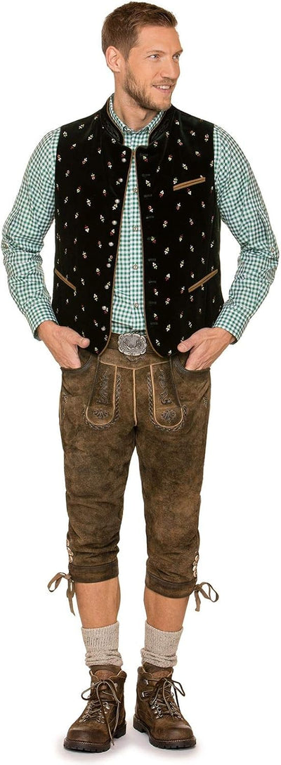 Stockerpoint Herren Trachtenweste Calzado 60 Grün (Tanne), 60 Grün (Tanne)