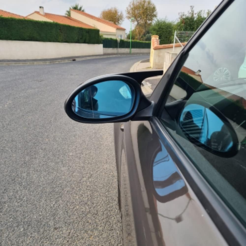KYYET Seitenwindtür-Rückspiegelglas für E82 E90 E91 E92 E46 blau getönt (links und rechts) Left&Righ