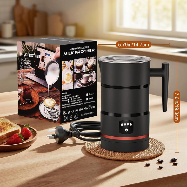 Milchaufschäumer, Milchaufschäumer Elektrisch, Kaffee-Aufschäumer, Milch-Dampfgarer, Heisse Schokola