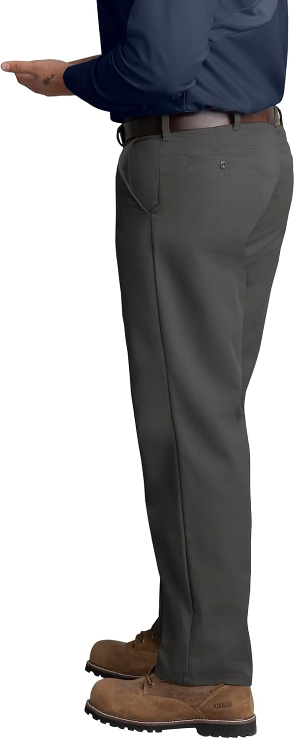 Red Kap Herren Knitterfreie Arbeitshose mit normaler Passform aus Twill-Mischgewebe Hose 42W / 32L A