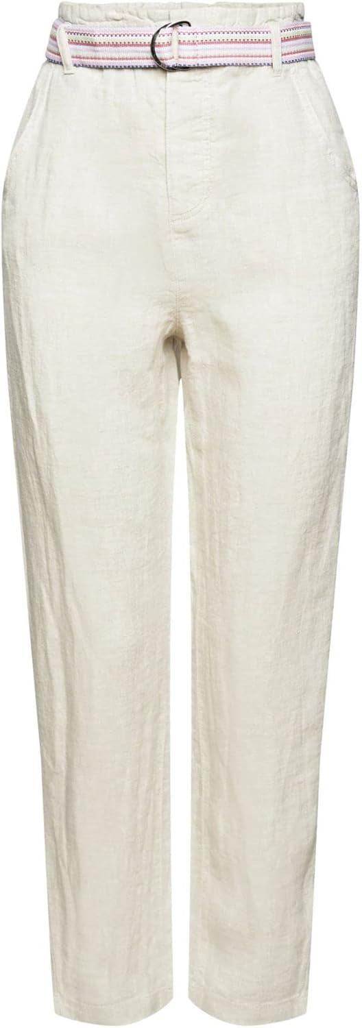 ESPRIT Damen Hose 36 260/Light Taupe, 36 260/Light Taupe