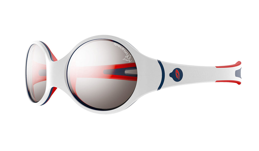 Julbo Kinder Loop Sonnenbrille 2-4 Jahre Weiss - Weiss / Rot / Blau, 2-4 Jahre Weiss - Weiss / Rot /