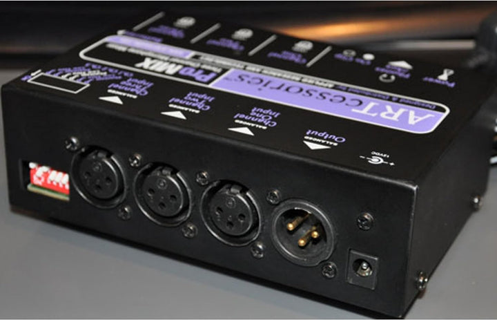 Art ProMix Mixer Mikrofonkabel 3 Kanal