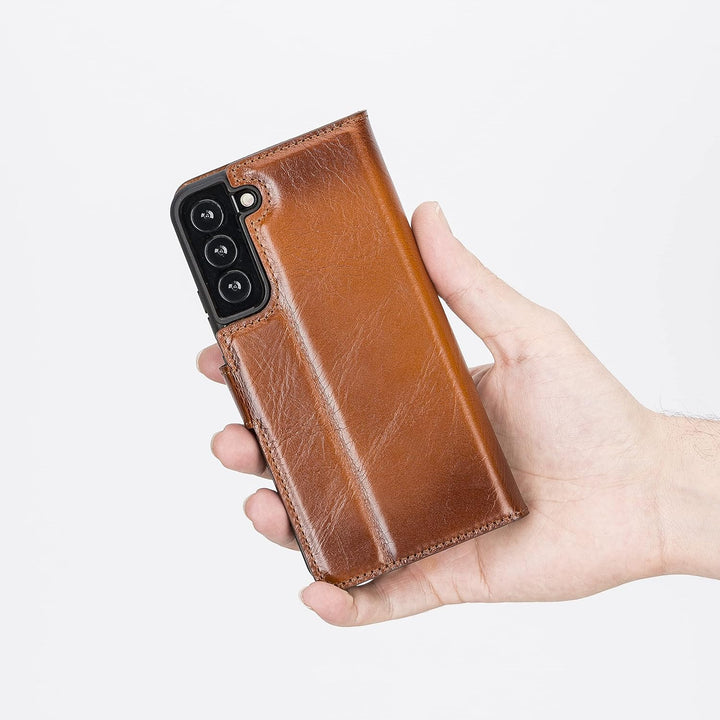 Solo Pelle Lederhülle Harvard kompatibel für das Samsung Galaxy S22 Plus / S22+ inklusive abnehmbare