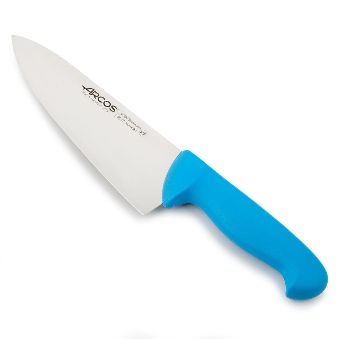 Arcos Chefmesser mit Nitrum Edelstahlklinge 20 cm - Professionelles Mehrzweck-Küchenmesser mit Ergon