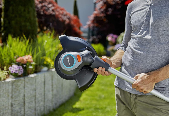 Gardena PowerCut 650/28 Elektro-Trimmer: Rasentrimmer mit 280 mm Schnittkreis, Teleskopstiel, verste