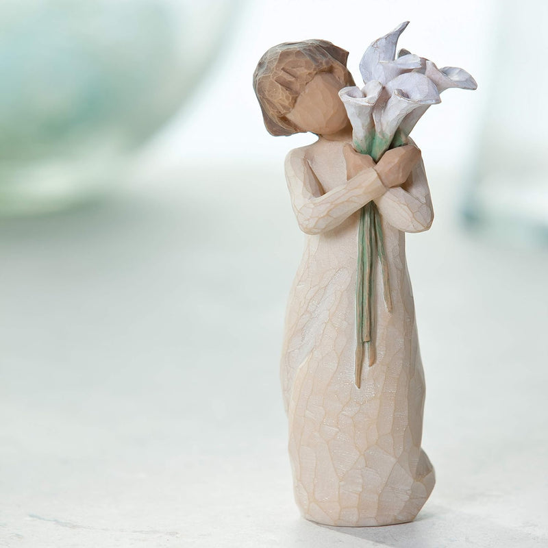 Enesco Willow Tree 26246 Figur Alles Gute, 3,8 x 3,8 x 14 cm, 5.5" Height, Natur schöne Wünsche (Bea