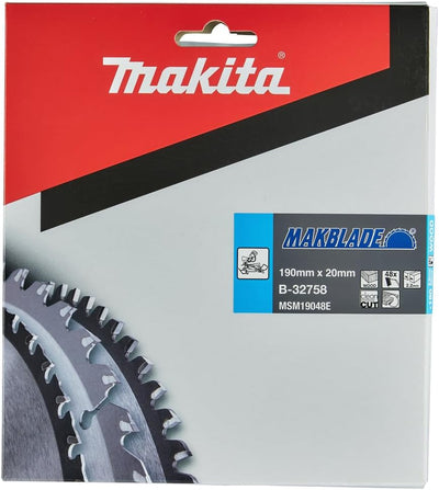 Makita Makblade Saegeblatt, 190 x 20 mm, 48Z, B-32758