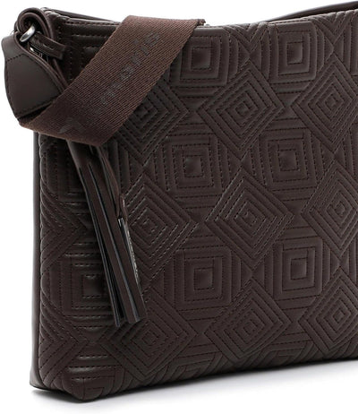 Tamaris Umhängetasche Merle 32721 Damen Handtaschen Ornament Einheitsgrösse Brown 200, Einheitsgröss