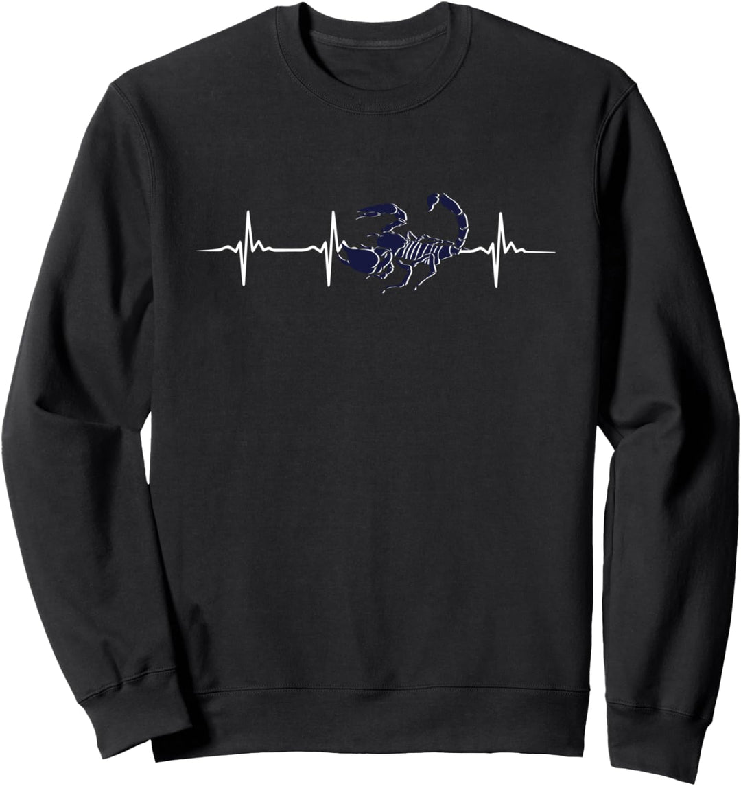 Great Scorpion Herzschlag Kostüm Liebe Skorpion Sweatshirt