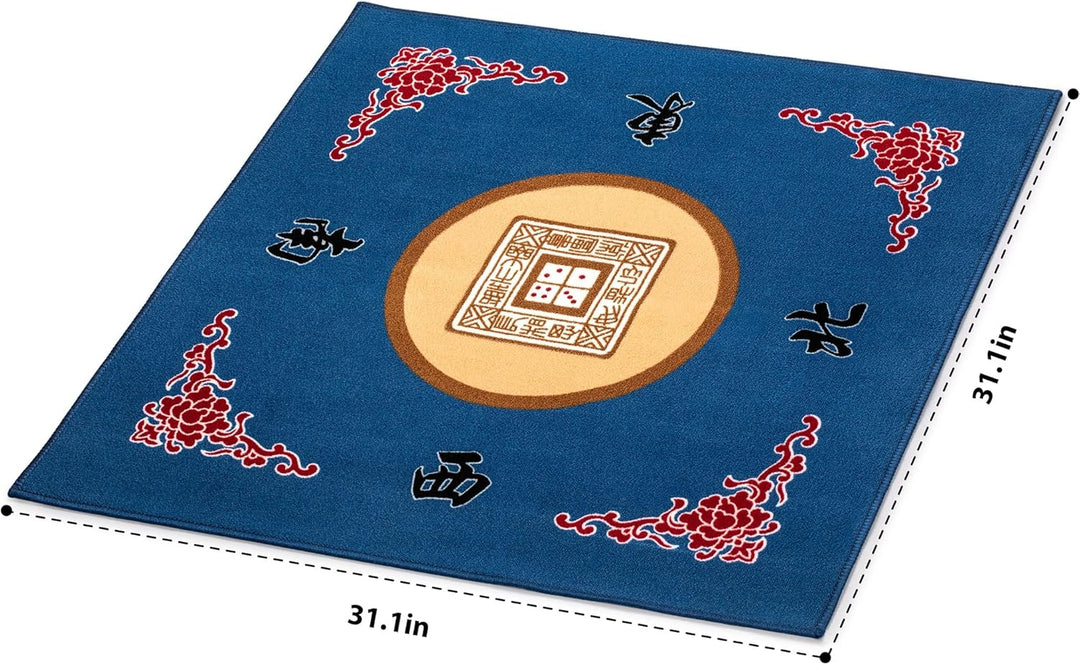 Yellow Mountain Imports Tischauflage für Mahjong, Poker, Kartenspiele, Brettspiele, für alle Spielst