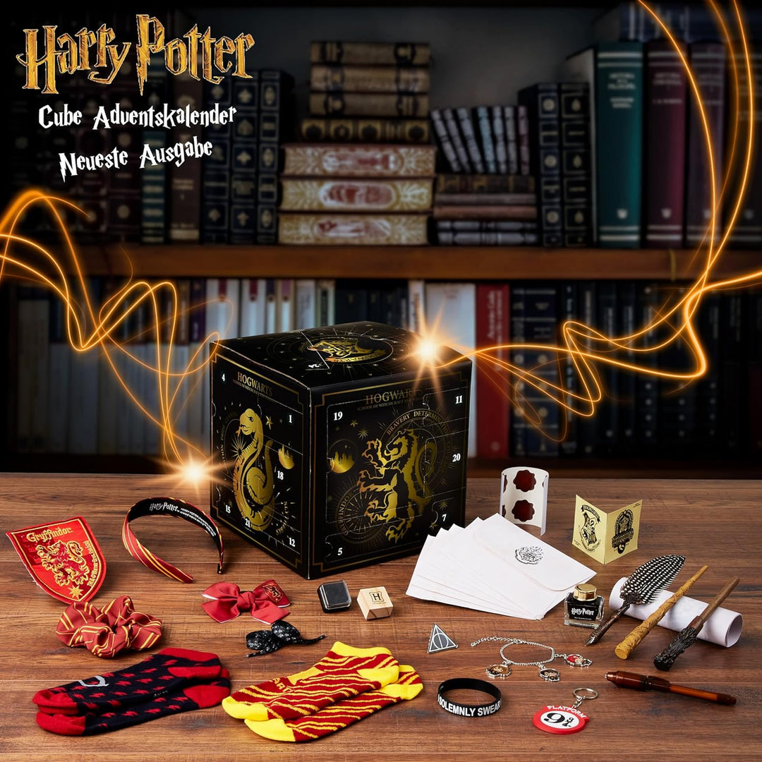 Harry Potter Adventskalender 2022 Kinder, Cube Advent Calendar Kinder, 24 Überraschungen Adventskale