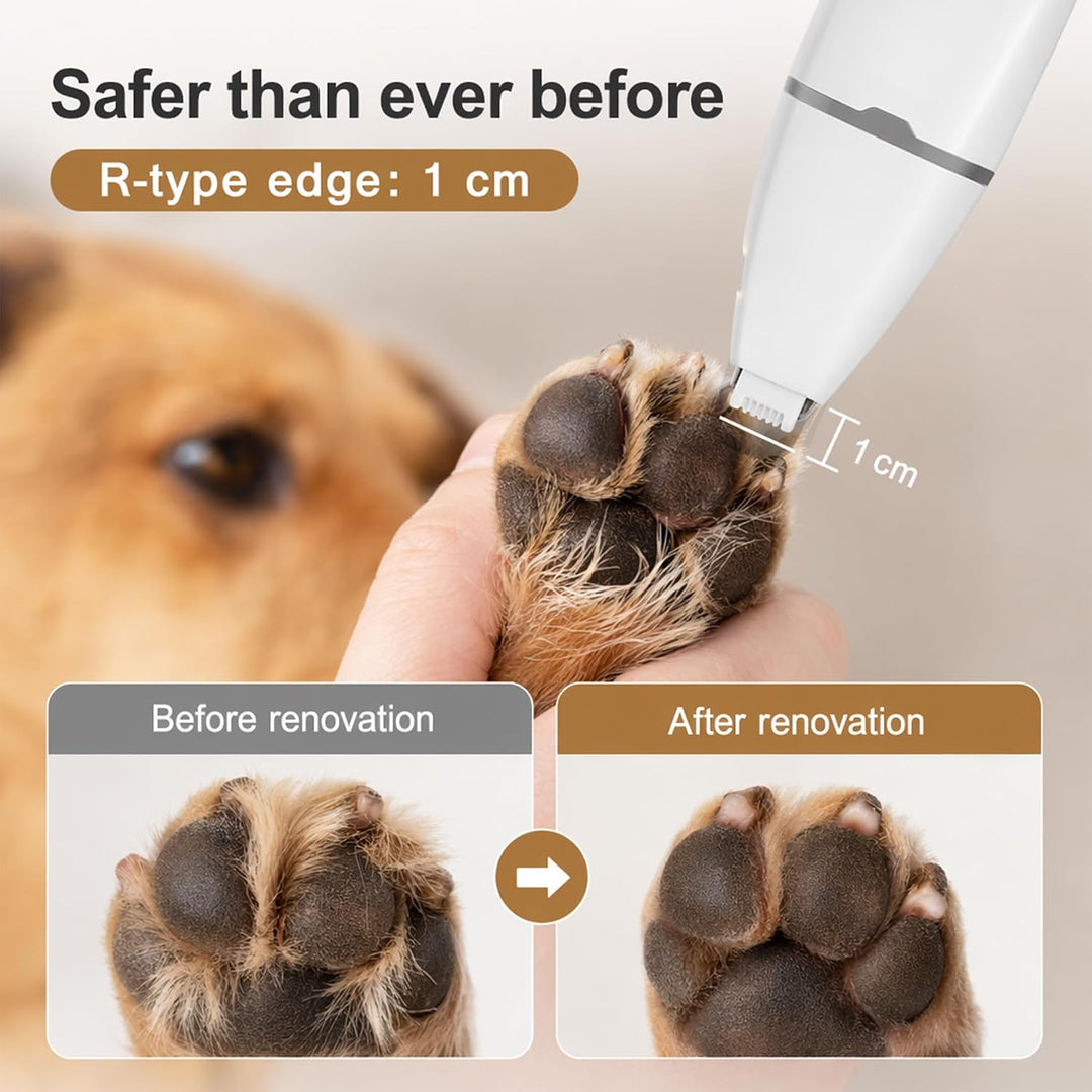 Hundeschermaschine 4 in 1 USB C mit 4 Aufsätzen für Hund und Katze