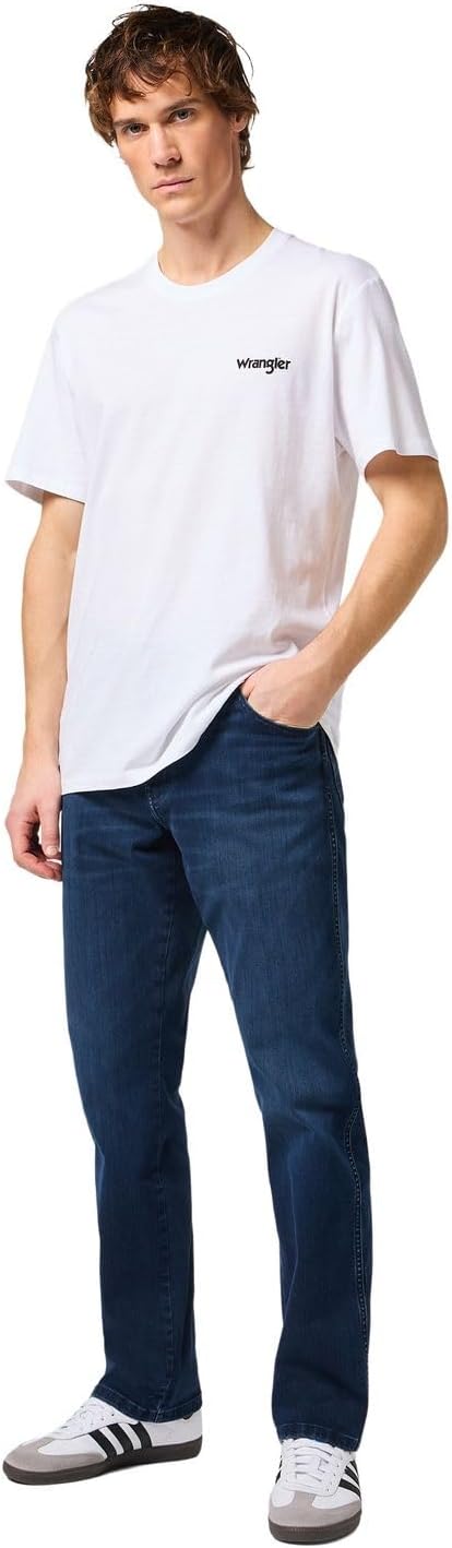 Wrangler Texas Stretch W121XU13M Herren Jeanshosen/Lang, Karotte (Tapered) 29W / 32L Arm Strong, 29W
