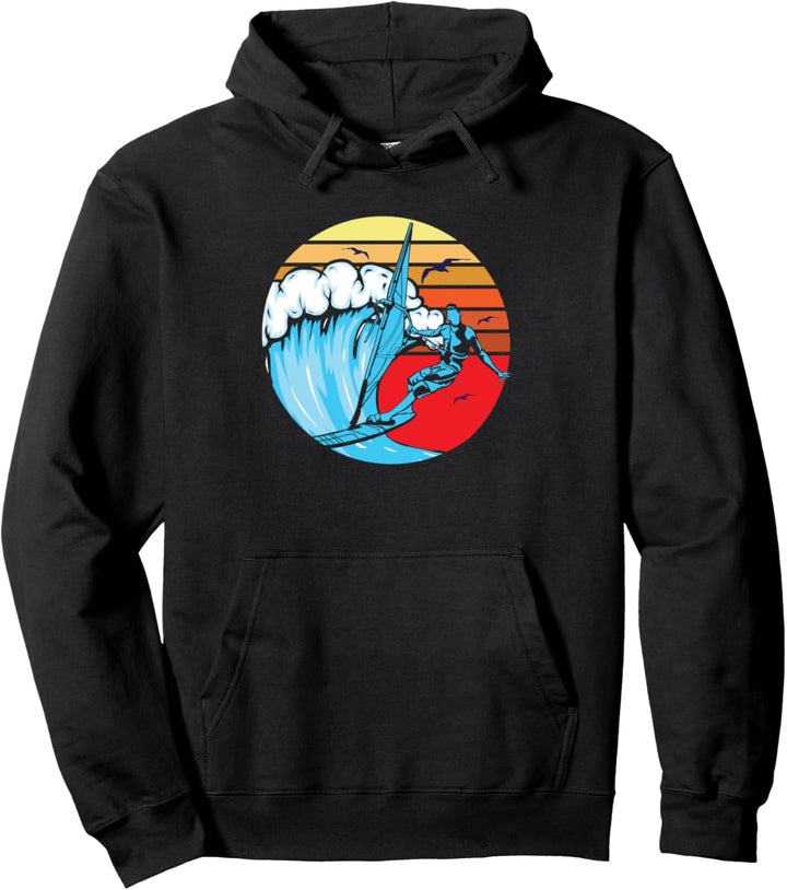 Surfen Windsurfen Surfer Windsurfing Surfing Welle Geschenk Pullover Hoodie