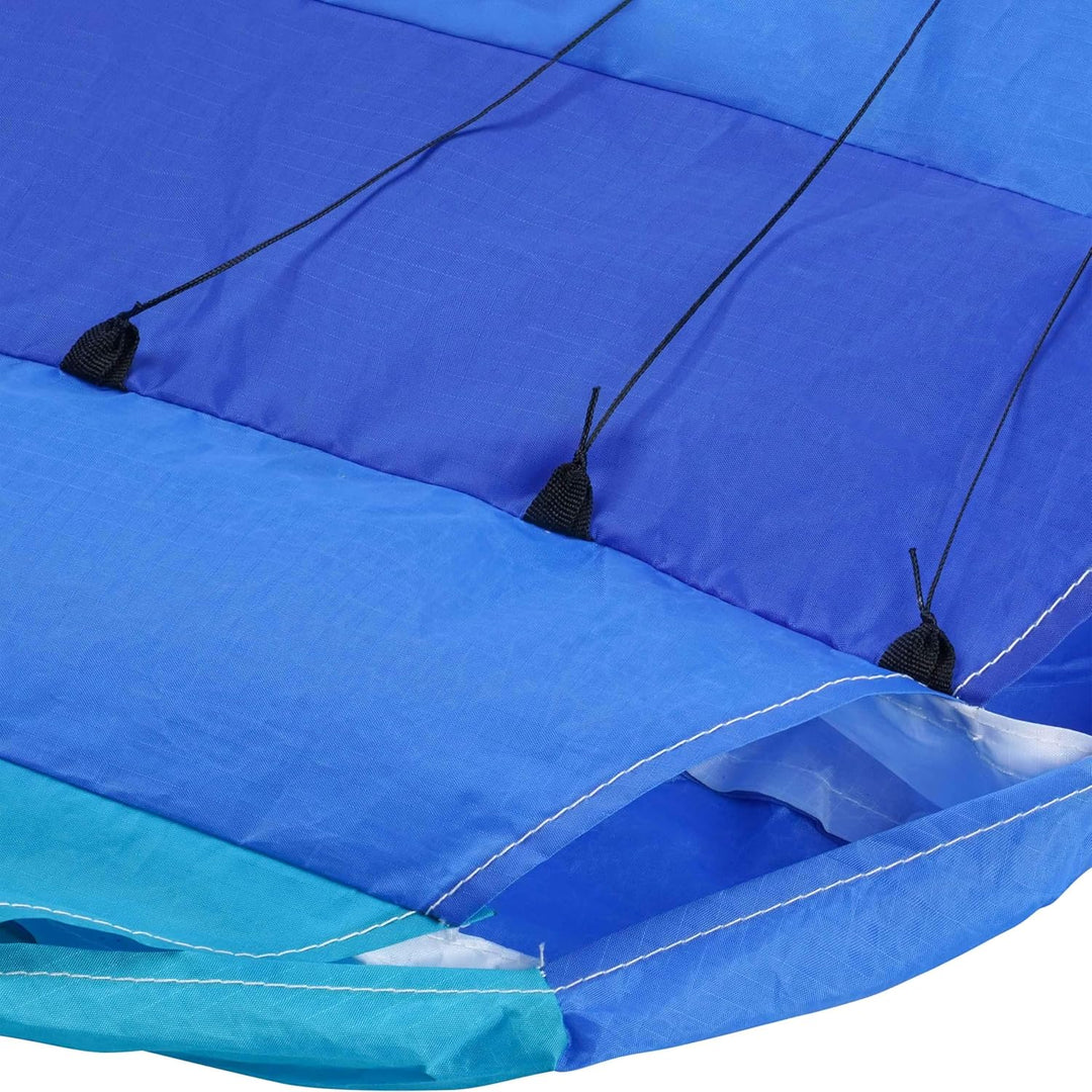 Wolkenstürmer Paraflex Basic Lenkmatte 1.2 (blau-türkis) - Kleiner Kite für Kinder ab 6 Jahre - Lenk