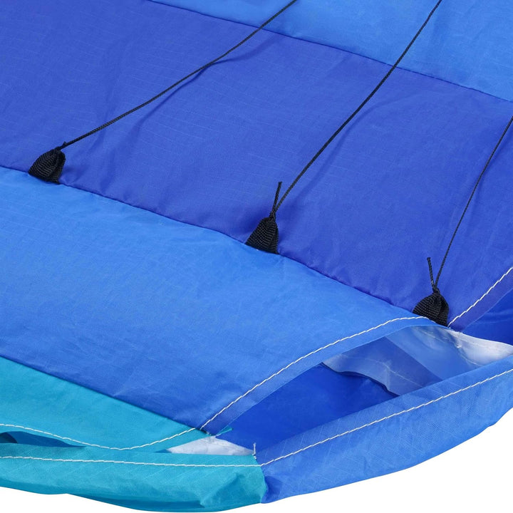 Wolkenstürmer Paraflex Basic Lenkmatte 1.2 (blau-türkis) - Kleiner Kite für Kinder ab 6 Jahre - Lenk