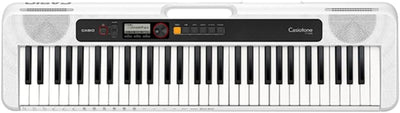 Casio CT-S200WE CASIOTONE Keyboard mit 61 Standardtasten und Begleitautomatik, weiss & FX F900520 Ke