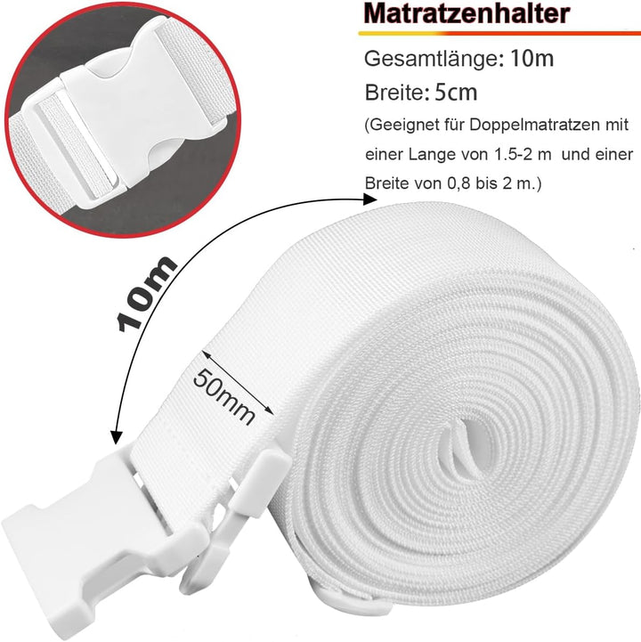 Matratzenhalter 10m Matratzenkeil Verbindet Zwei Matratzen Zu Einer Grossen LiegeFläche Doppelbettbr