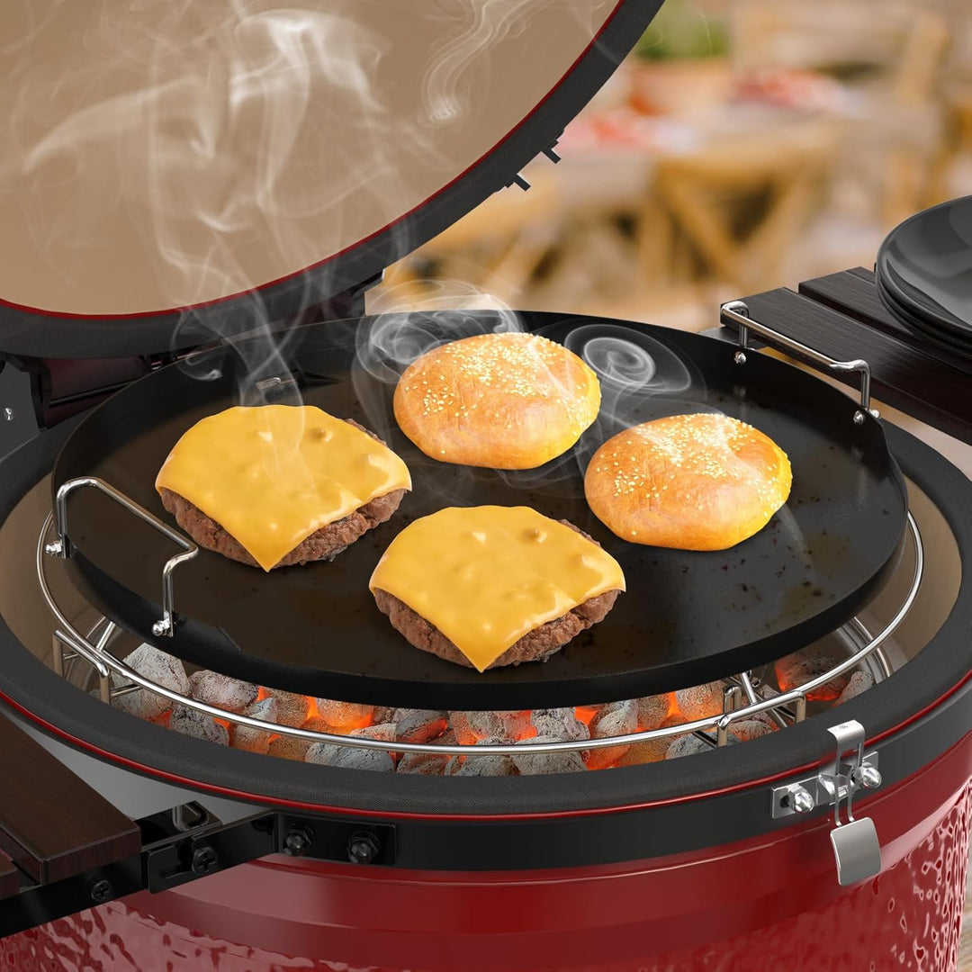 Keramikbeschichtete Grillplatte für Kamado Joe Classic, Large Big Green Egg und andere ähnliche Kera