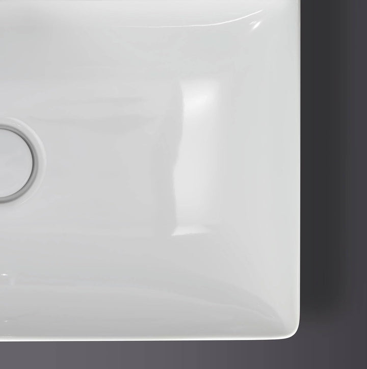 Duravit Möbelwaschtisch Compact DuraSquare 60x40cm, o. ÜL, m HLB, o. HL, we WG