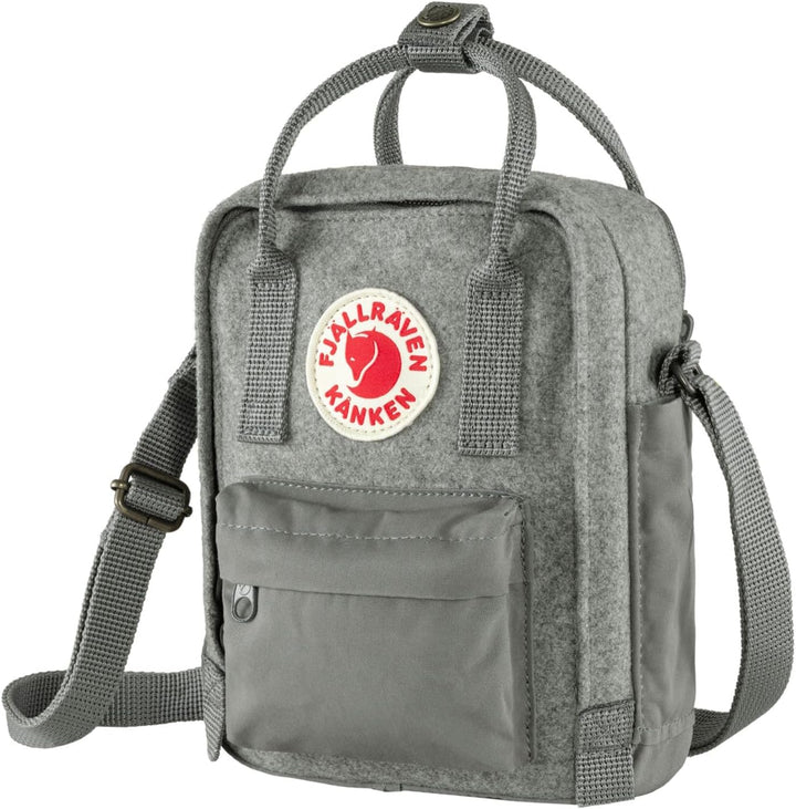 Fjallraven Unisex Kånken Re-wool Sling Schultertasche (1er Pack) Einheitsgrösse Granitgrau, Einheits