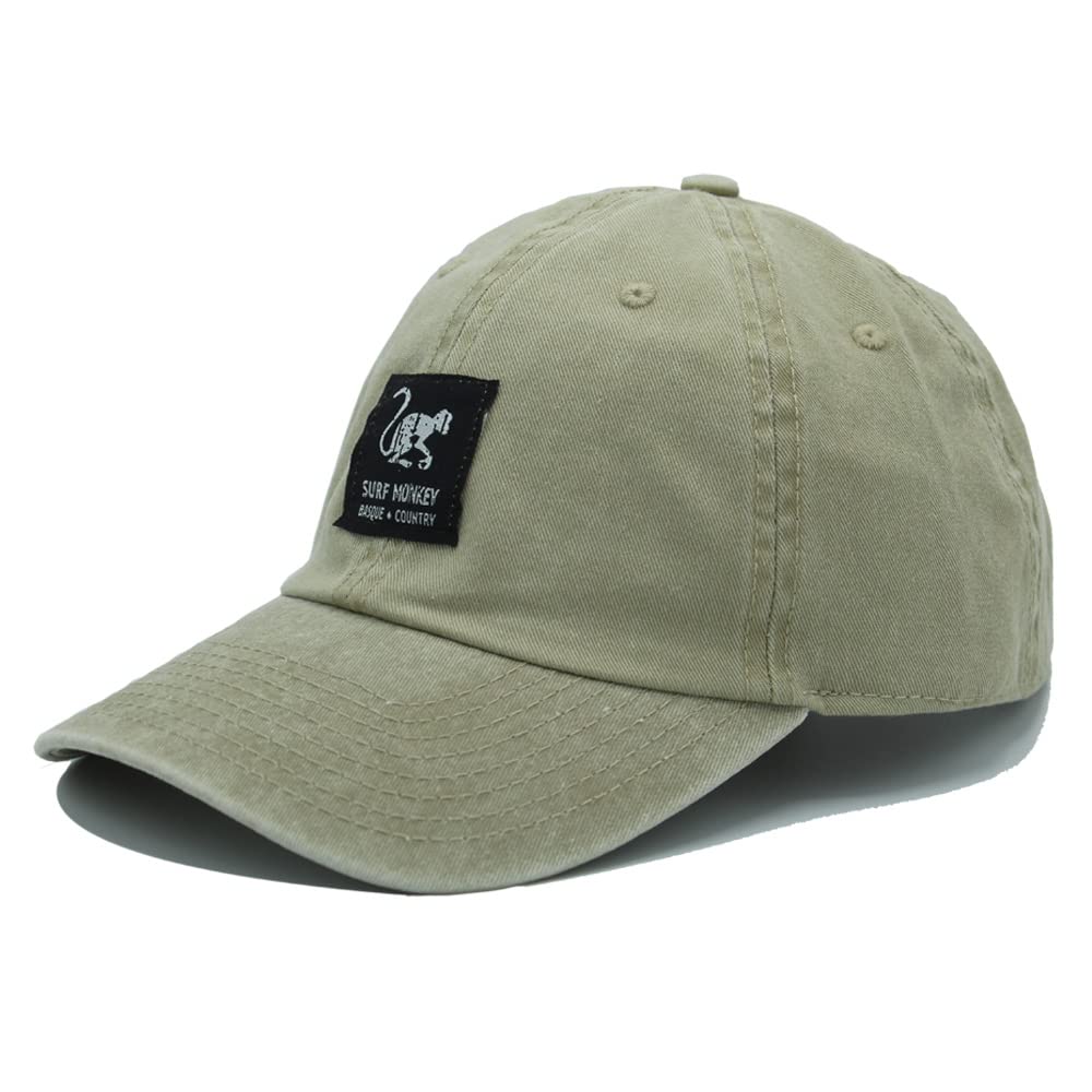 DRESSED IN MUSIC PLAY WITH ME Baseballmütze Classic Surf Monkey® - Dad Cap aus Baumwolle ohne Strukt