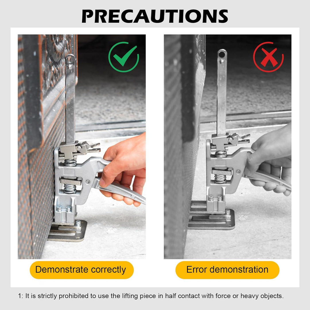 MaxAwe 2 STK Arbeitssparender Arm Handheld Jack Tool mit 2 Einstellgeschwindigkeiten, 31cm Höhenvers