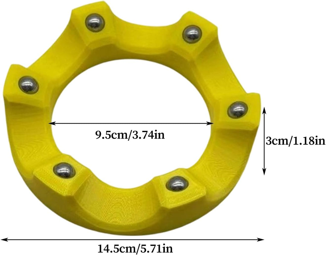 Bowling Ball Spinner, Multi Angle Grip Tool, 3.74x5.71x1.18 Inches 360 Degree Rotating Device with S