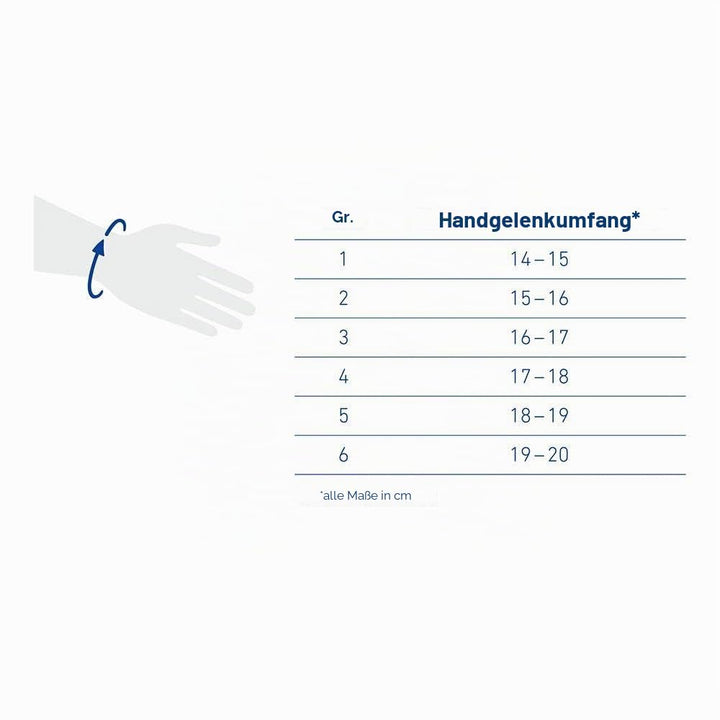 Bauerfeind ManuTrain Handgelenkstütze, Grösse 4, Farbe: Titan
