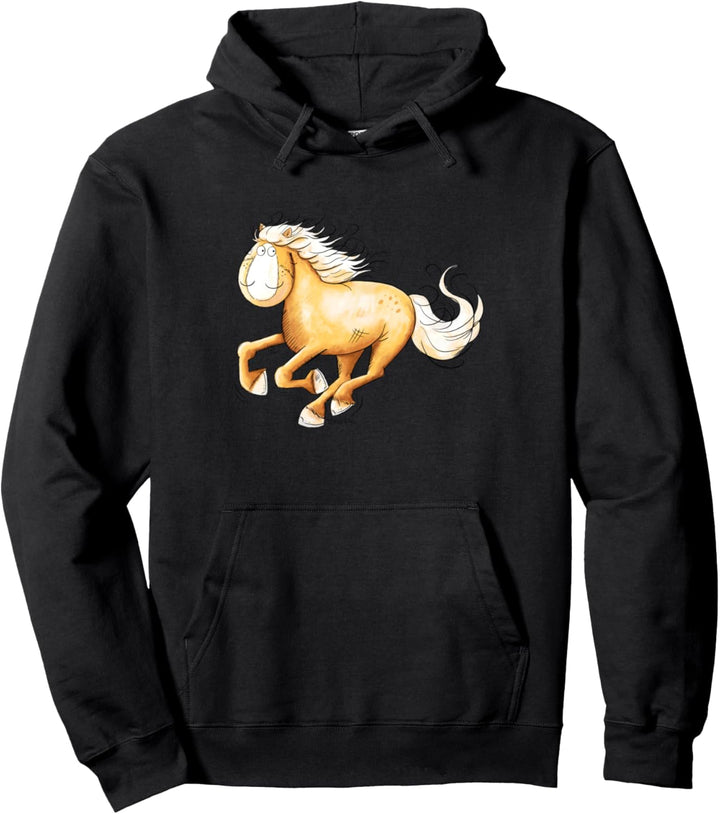 Lustiges Haflinger Pferd I Pferdemotiv Reiter Fun Pullover Hoodie