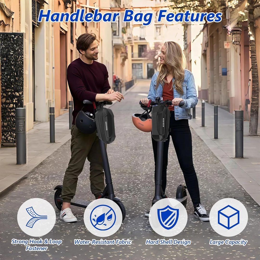 flintronic Scooter Tasche für Roller, 2L/3L Lenkertasche für Elektroroller wasserdichte, Vordertasch