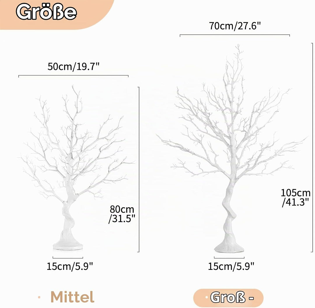 Nuptio Weisser Künstlicher Osterbaum 105cm Hoch Weihnachtsschmuck Manzanita Künstliche Bäume Dekorat