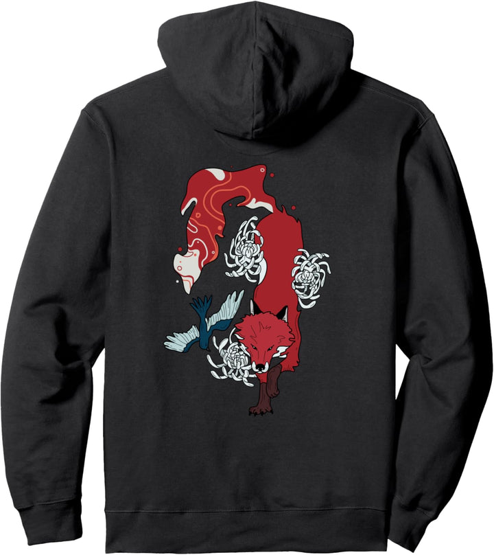 Japanischer Spirit Fuchs | My spirit Animal Vintage Pullover Hoodie