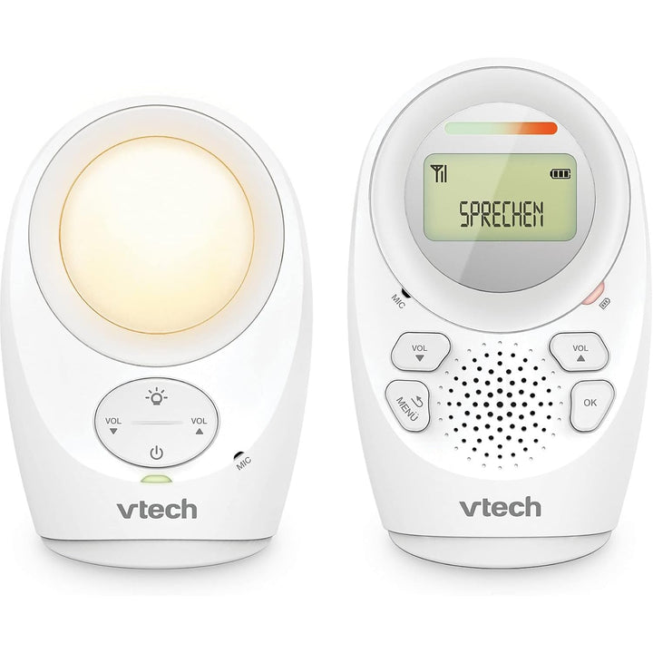 VTech Digitales Audio-Babyphon DM1211 – Mit DECT-Technologie, Gegensprechfunktion, LCD-Lautstärkeanz
