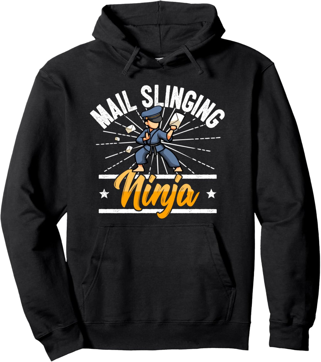 Lustiger Postboten Spruch Briefträger Post I Ninja Pullover Hoodie
