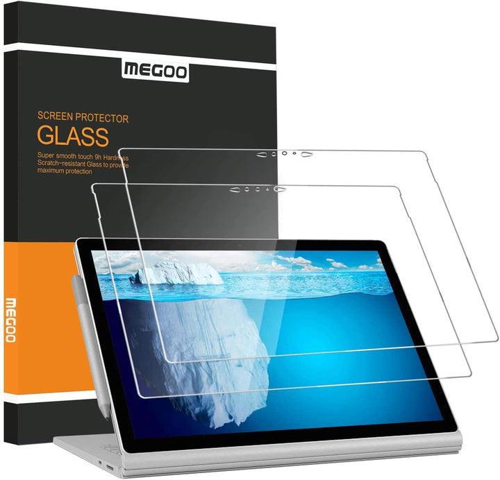 MEGOO [2 Stück Displayschutzfolie für Microsoft Surface Book 2/ Surface Book 3, 15 Zoll (Release 201