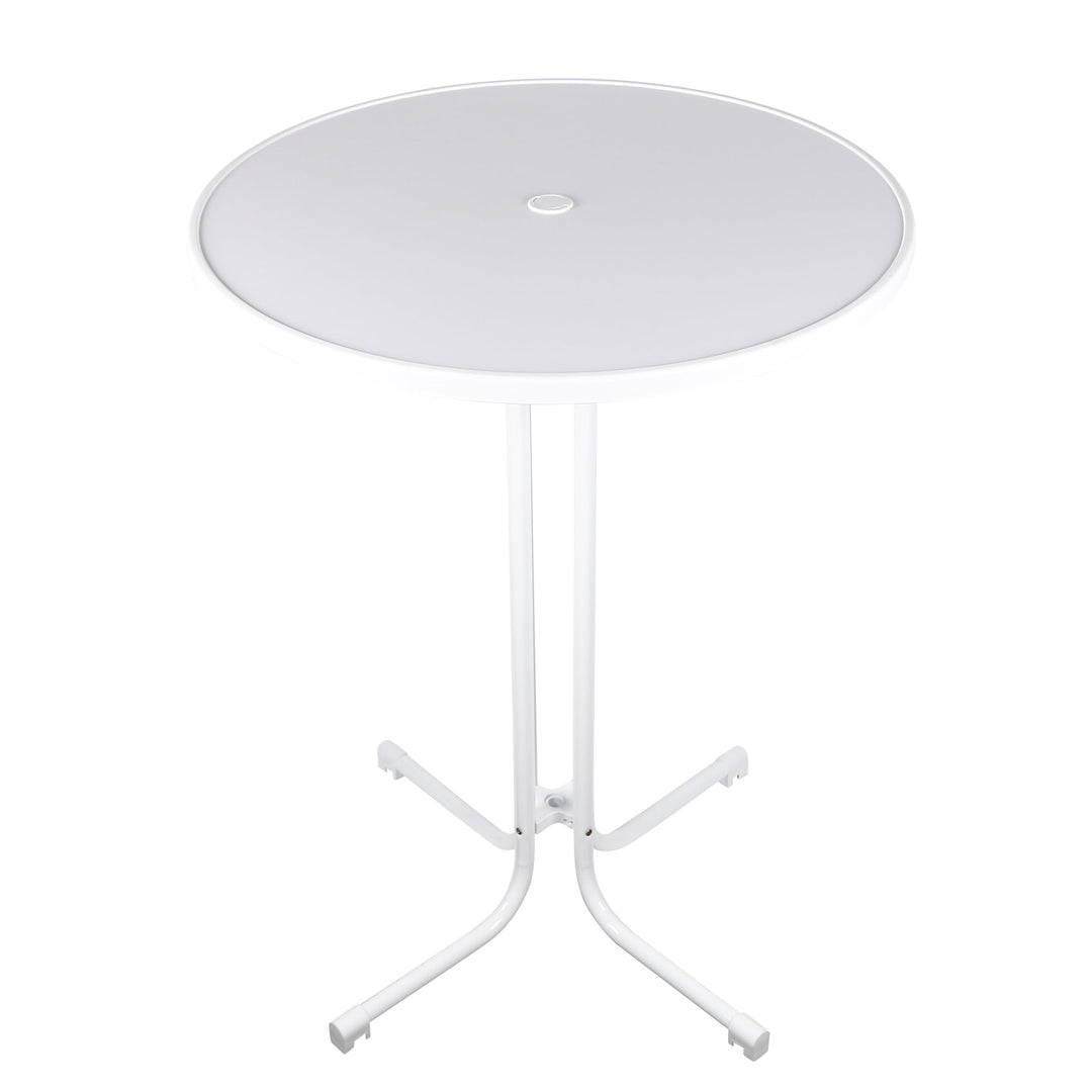 Eigentlich Stehtisch klappbar, Eventtisch Durchmesser 60/80 cm, optionale Husse, Partytisch Höhe 107