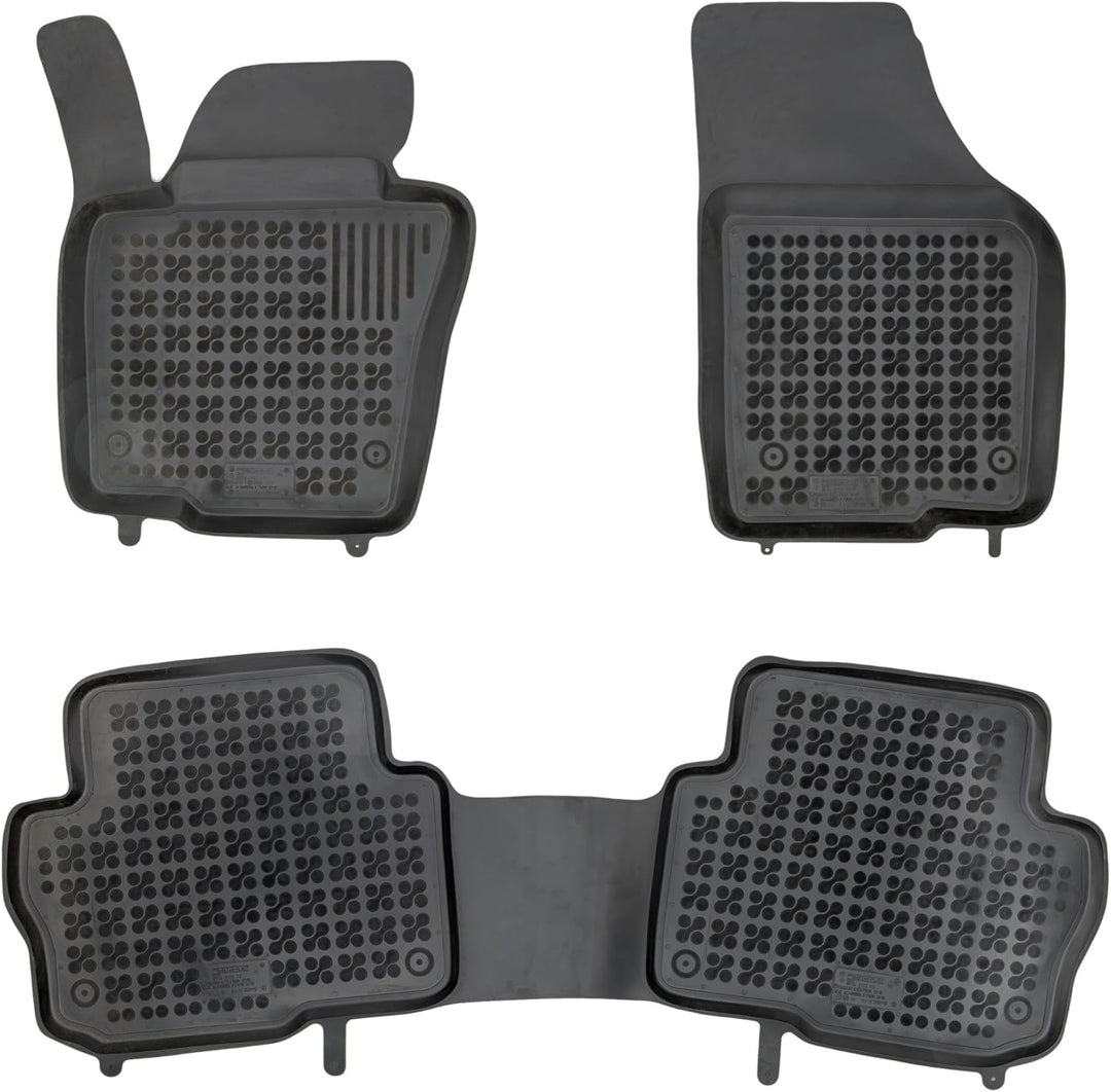 SMK Auto fussmatten gummimatten passt für SEAT Alhambra II 2010-2020 fussmatten Auto für alle Jahres