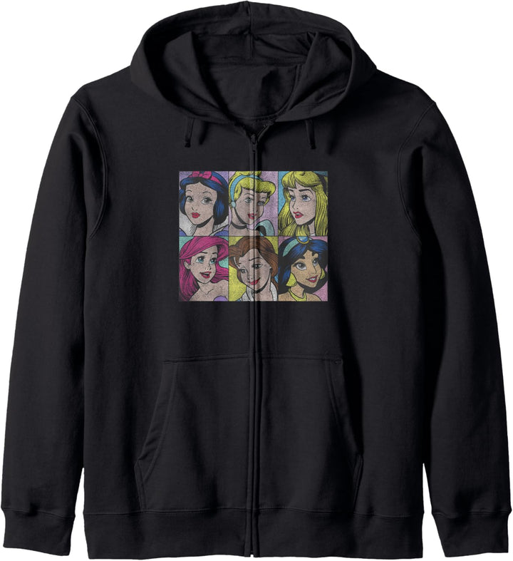 Disney Princess Pop Art Portraits Box Up Kapuzenjacke