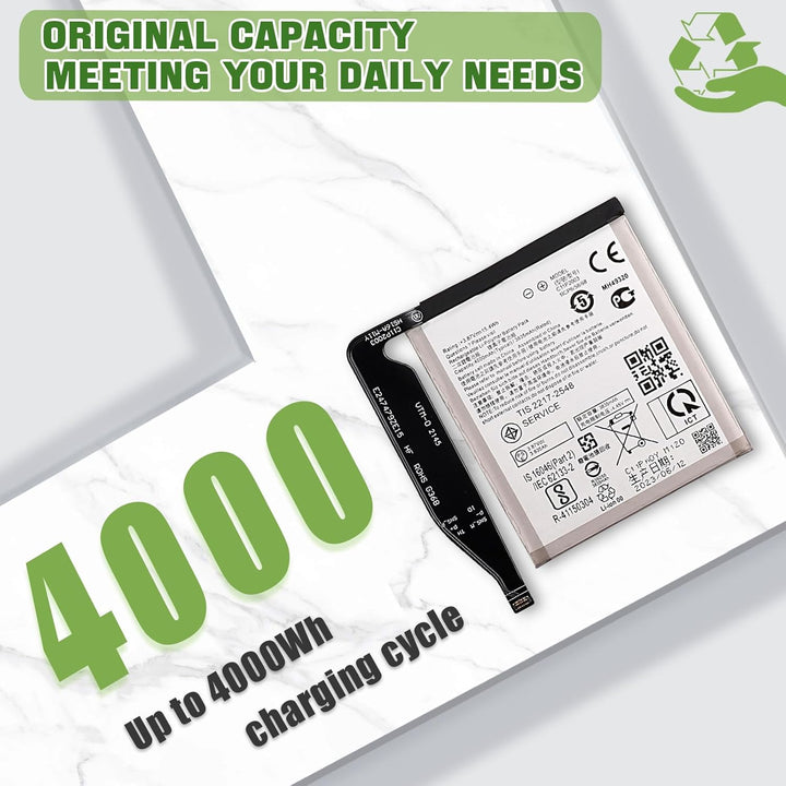Swark Neu C11P2003 Akku Ersatz Kompatibel mit Asus Zenfone 8 ZS590KS 0B200-0395000 Ersatzbatterie mi