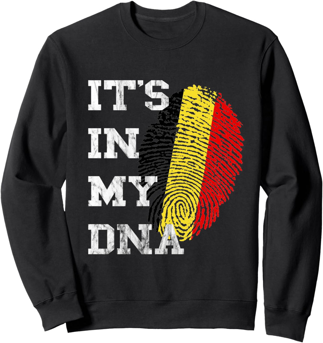 Es Ist In Meiner DNA Belgische Wurzeln Belgien Stolz Belgie Sweatshirt