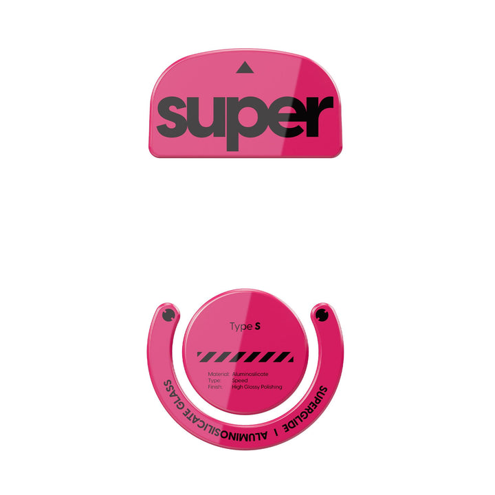 Superglide: Schnellste und geschmeidigste Mausfüsse/Skates aus ultrastarkem, makellosem Glas, supers