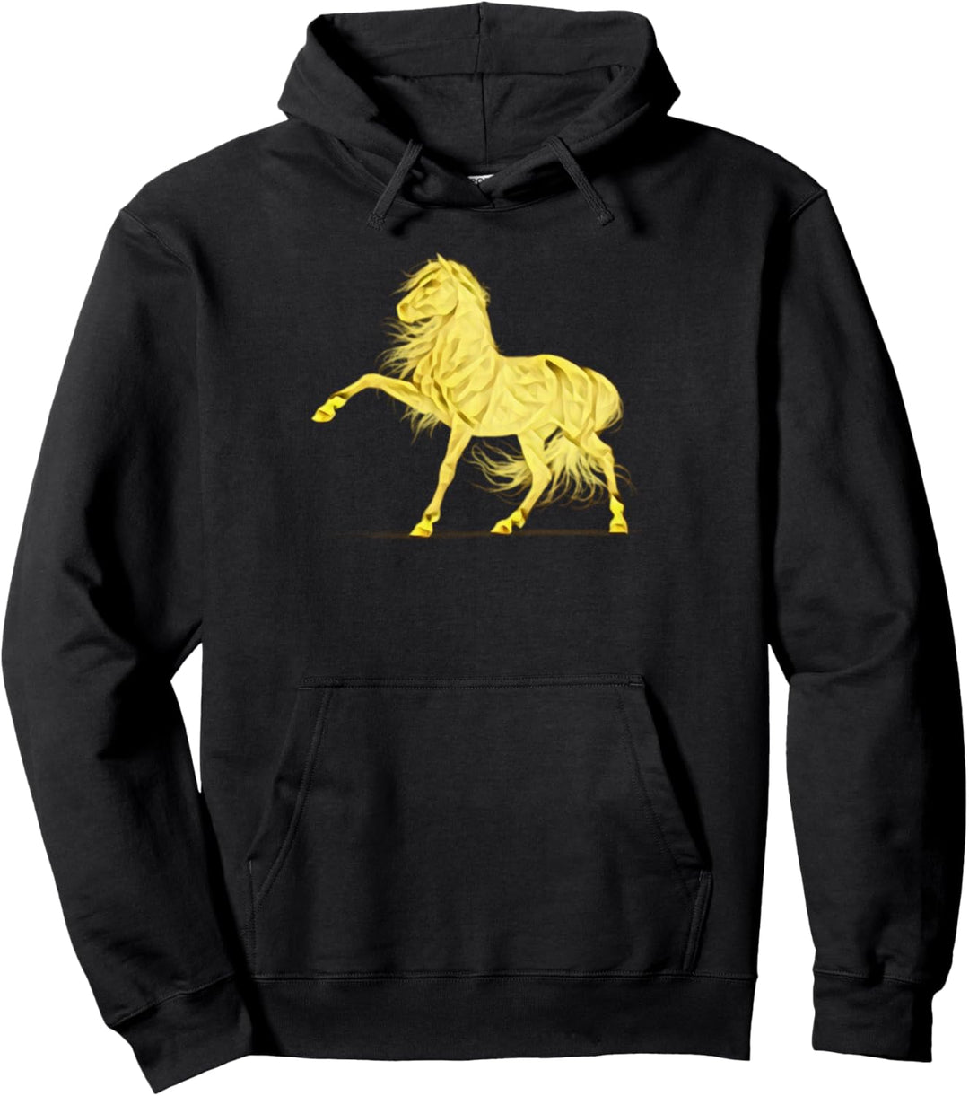 Pferde Motiv Pullover Hoodie