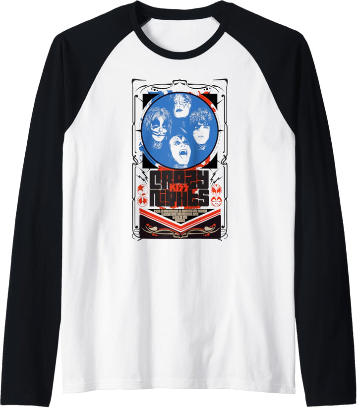 KISS - Crazy Nights Flier Raglan