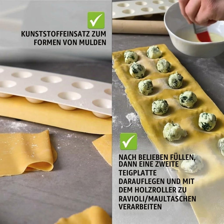 Gefu 28440 Ravioli/Maultaschenbrett Tasca, 3Tlg.